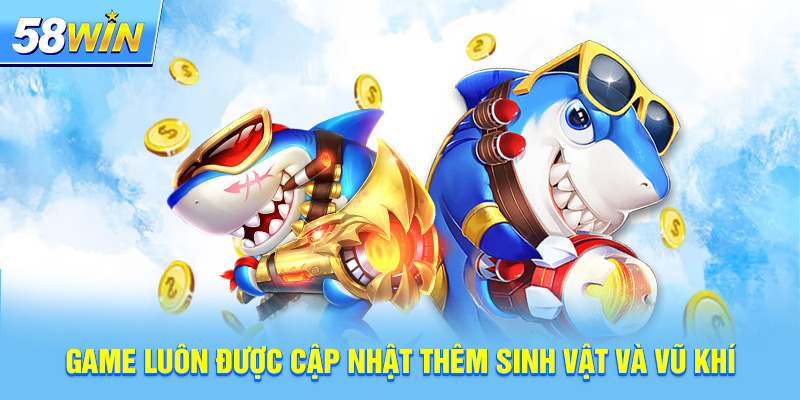 Game luôn được cập nhật thêm sinh vật và vũ khí